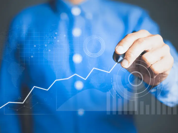 Datenanalyse mit digitalen Diagrammen und Auswertungen